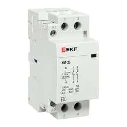 Контактор модульный КМ 25А 2NО (2 мод.) EKF PROxima