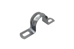 Скоба металлическая двухлапковая 14-15 мм под саморез (100 шт/уп) ПожТехКабель (851-003)