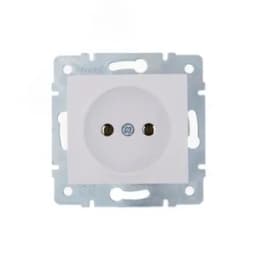 KARINA Розетка б/з ПБТ белая (10шт/120шт)