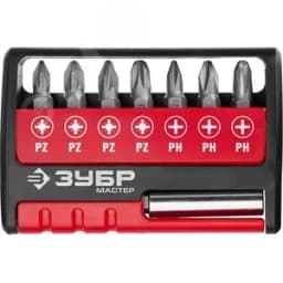 Набор бит "МХ-8", CR-V, с адаптером 8 шт.