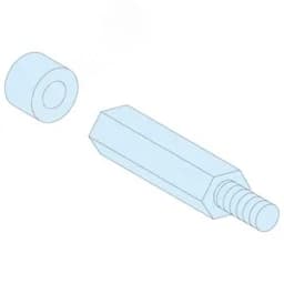 4 СТОЙКИ ДЛЯ РЕЕК М8, В = 40 + 10 ММ