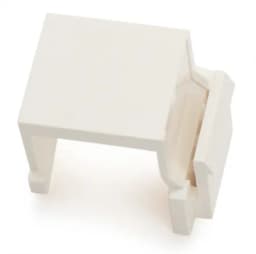 Вставка-заглушка формата Keystone Jack Hyperline KJ1-BL-WH