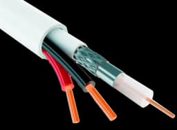 Кабель КВК-В 2х0,5 коаксиальный внутренний, медь, Экранированный