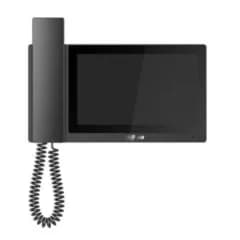 Монитор видеодомофона IP 7-и дюймовый, с трубкой, черный/белый 1024x600 разрешение Dahua DH-VTH5421E-H