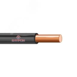 Провод ПуВ 1х4 черный черный (бухта)