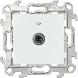 Розетка ТВ одиночная, белый