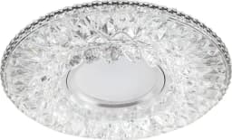 Светильник встраиваемый с LED подсветкой Feron CD942 потолочный MR16 G53 прозрачный 32655