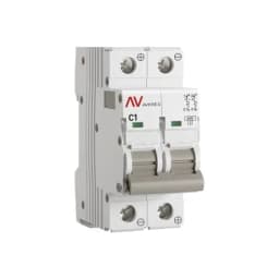 Выключатель автоматический AV-6 DC 2P 1A (C) 6kA EKF AVERES