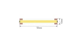 Лента светодиодная COB 640 LEDм 15 Втм 24В IP20 Цвет CCT SWGCOB6402415CCT