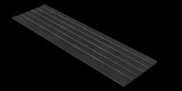 Демпфер стеновой резиновый 800х220х8 мм ДСР-2 (Россия) (ГП)