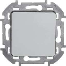 Выключатель одноклавишный - Legrand Inspiria - 10А 250В безвинтовые зажимы - алюминий