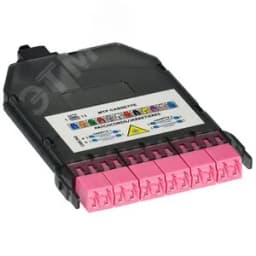 Кассета для кросса HD. OM4. MTP Male. 6xLC-Duplex (12 ОВ) ITK