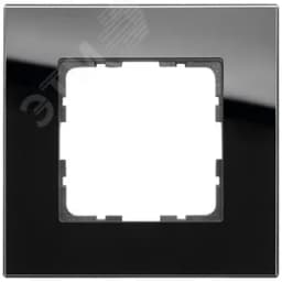 Рамка 1-постовая, стекло Black Glass