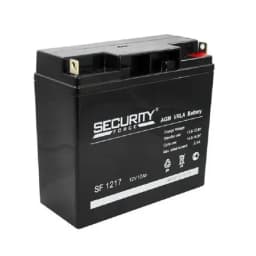 Аккумулятор свинцово-кислотный SF 1217 (12В 17А/ч) Security Force