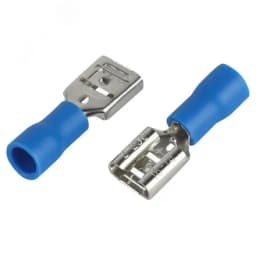 Разъем плоский NO-225-36 РпИм 2-250 изолированный «розетка» (упаковка 10 штук) ЭРА