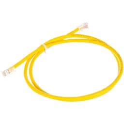 Патч-корд с модульными разъёмами 5е, 24 AWG, 1м Hyperline PANDUIT UTPCH1MYLY