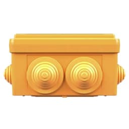 Коробка ответвительная FS 100х100х50мм 4р 450В 6А 4кв.мм с каб. вводами и клеммн. IP55 пластик. DKC FSB11404