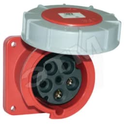 Розетка скрытой установки IP67 63A 3p+E+N 400V
