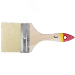Кисть флейцевая "Модерн", иск. щетина, деревянная ручка 4" (100 мм)