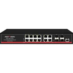 Управляемый оптический 12-портовый коммутатор PND-M8G-4G4F Polyvision
