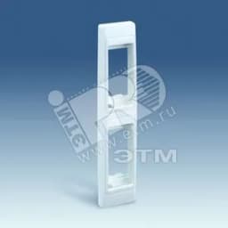 Рамка узкая с суппортами на два узких модуля для скрытого монтажа, S82C, белый 82625-60 Simon