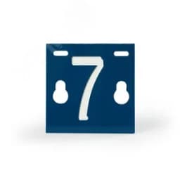 Табличка номера фидера №7 65x60 мм PEM241.7R Энсто-РУС (ОКПП)