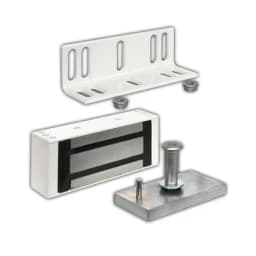 Электромагнитный замок М1-150 (белый с уголком) Олевс