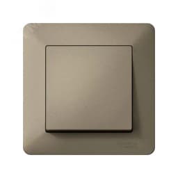 ATLASDESIGN AIR 1-постовая РАМКА, ШАМПАНЬ/дымчатый черный ATN220501 Systeme Electric