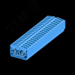 Клемма TB 1-1 промежут. фронт. подключение, сечение 2,5 мм. кв., синий.