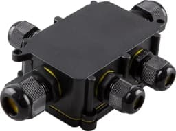Водонепроницаемая cоединительная коробка LD525 450V 140х100х36 черный 32248