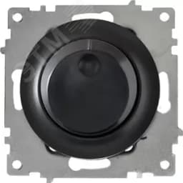 Светорегулятор 600 W для ламп накаливания и галогенных ламп, цвет чёрный (серия Florence) 2172827 ССТ