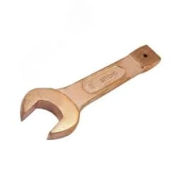 Ключ гаечный (рожковый) односторонний ударный 41 омедненный Hortz