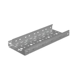 Лоток листовой перфорированный 200х50 L3000 сталь 0.7мм "БЫСТРЫЙ МОНТАЖ ПЛЮС" LPplus50-200-0.7-3000 оцинк. КМ PL0214
