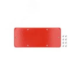 Фланец сплошной для корпусов ST, тип 1, 243х103 мм, красный RAL3020 DKC