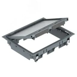 Лючок GES6U (универсальный) 9xModul45 (полиамид, серый)