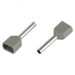 Наконечник-гильза с изолированным фланцем (упаковка 50 шт.) NO-225-98 НШвИ(2) 0,75-10