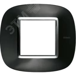 Axolute Накладки декоративные в форме эллипса металлизированные/темный металлик на 2 модуля