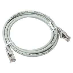 Патч-корд TERACOM PRO Cat.6 экранированный FTP оболочка LSZH серый (2,0м) EKF