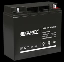 Аккумулятор SF 1217 (12В/17Ач) M5,5 Security Force