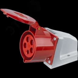 Розетка NCA-SR125-32-380 стационарная наружная 32А 3P+N+PE IP44