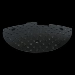 Лежачий полицейский ИДН 500-2 концевой элемент РЕЗИНА. ГОСТ Р 52605-2006 (3 точки крепления)