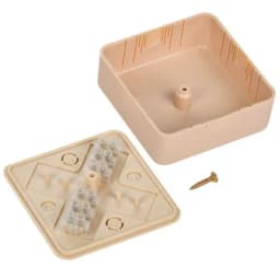 Коробка распаячная ОП 75х75х28 IP20 КМ41216-04 (6 клем. 6кв.мм) сосна IEK UKO10-075-075-028-K34