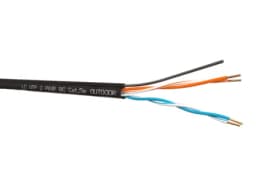 Кабель LC UTP2 cat5е одножильный 305м Cu для наружных работ с проволочным тросом LC UTP350205E1T