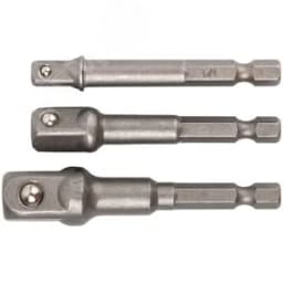 Адаптеры под головки с хвостовика под биты набор 3 штCrV FIT