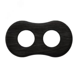 Шедель Рамка 2-х постовая (Угольно-черный) скрытый монтаж  BF8