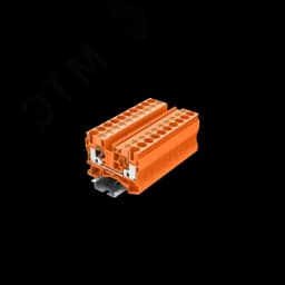 Клемма TP 1-1 проходная Push-in, сечение 10 мм. кв., оранжевая