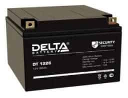 Аккумуляторная батарея 12-26 (12В, 26Ач) Delta DT 1226