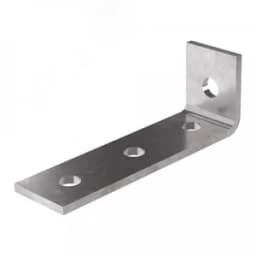 Пластина угловая 90 градусов 4 отверстия 1/3 Промрукав