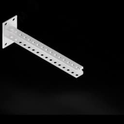 Консоль с опорой 40х40 L400 П-образная оцинкованная