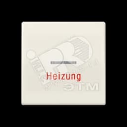 Клавиша с надписью  термопласт  слоновая кость